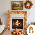 thumbnail image 1 of Fall Garland Fall Decorations for Home Thanksgiving Decor Fall Garland Maple Leaf Hanging Vines Garland Artificial Foliage Garland Thanksgiving Decor for Home Wedding Fireplace Party Christmas, 1 of 6