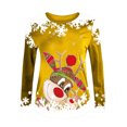 thumbnail image 4 of Blouses pour Femmes Décontractées à Imprimé de Noël Amples à Manches Trois Quarts à Col Rond Hauts Blouse pour Femmes en Liquidation, 4 of 4