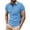 Sky Blue, variant on lcziwo Mens Quarter Zip Golf Shirts,Men's Short Sleeve Zipper Polo Shirt,1/4 Zip Shirts for Men Solid Color Pullover Lapel Collar Golf Shirt,Red S