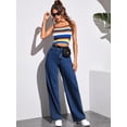thumbnail image 4 of U.Vomade Women's High Rise Jeans Ladies Wide Leg Jeans, 4 of 6