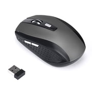 Yannianjz Wireless Gaming Mouse for PC Gamers, 2.4GHz USB Receiver Mouse, 6-Button Ergonomic Mouse for Laptop, Desktop, Gaming, Work, Office