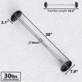 thumbnail image 4 of Synergee Fixed 30 lb Barbell – Pre Weighted Straight Bar, 4 of 6