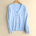 thumbnail image 1 of Mefallenssiah Oversized Cardigans for Women Women'S New Spring and New Women'S Sweater Cardigan V-Neck Long Sleeve Plus Oversize Women'S Cardigan Knitted Outer, 1 of 9
