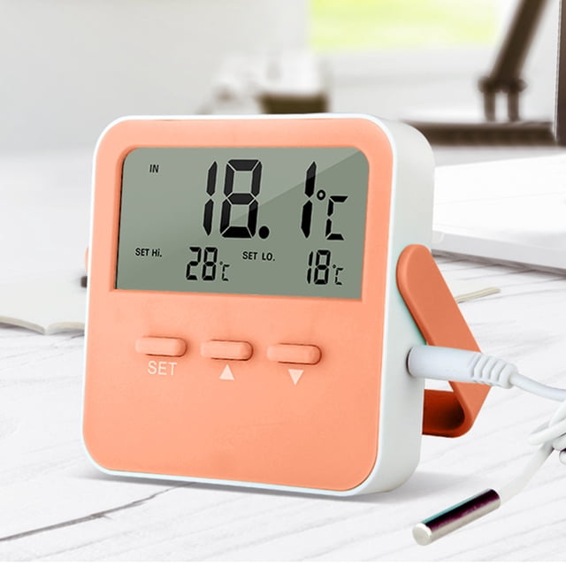 LSLJS Indoor And Outdoor-Thermometers Fish Tank Aquarium Crawling Pet Cold Storage Temperature Electronic Temperature Band Probe, Electronic Thermometer