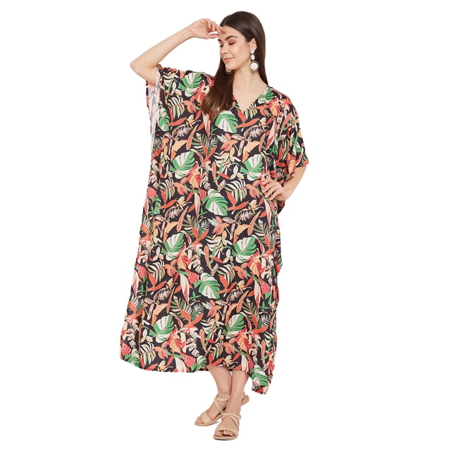 Caftans Longs pour Femmes Grande Taille Robe Caftan Robe de Soirée Fête Été Plage Robe d'Été Manches Kimono Longues Robes Décontractées en Ligne