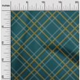 thumbnail image 1 of oneOone Silk Tabby Fabric Tartan Check Print Fabric By Yard 42 Inch Wide, 1 of 4
