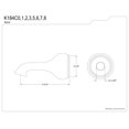 thumbnail image 4 of Kingston Brass Classic 5" Tub Spout, 4 of 4