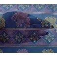 thumbnail image 4 of oneOone Viscose Chiffon Fabric Floral & Elephant Block Printed Fabric 1 Yard 42 Inch Wide, 4 of 4