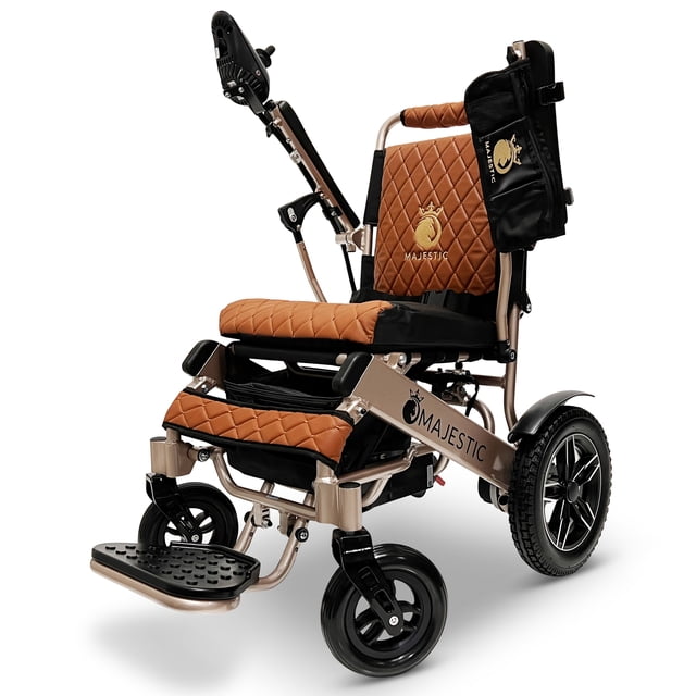 MAJESTIC IQ-8000 Nouvelle Aide à la Mobilité Télécommandée et Contrôlée par Joystick, Fauteuil Roulant Électrique Léger et Pliable