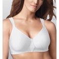 thumbnail image 2 of Playtex Womens Secrets Perfectly Smooth Wirefree Bra, 36D, White Stripe, 2 of 4