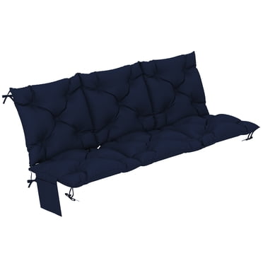 Outsunny Bench Cushion Water-Repellent, Navy Blue