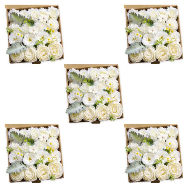 Wweixi Whimsical Blooms Low Maintenance Artificial Flower Collection Realistic 23new style LH016 5Set