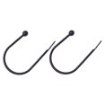 thumbnail image 1 of IH Casa Decor Metal Curtain Holdback Set Sphere Black Copper, 1 of 2