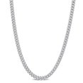 thumbnail image 1 of Miabella Sterling Silver Curb Link Necklace, 1 of 5