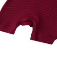 thumbnail image 4 of Baby Boys Girls Romper Ribbed Short Sleeve Knit Cotton One Piece Jumpsuit, 4 of 6