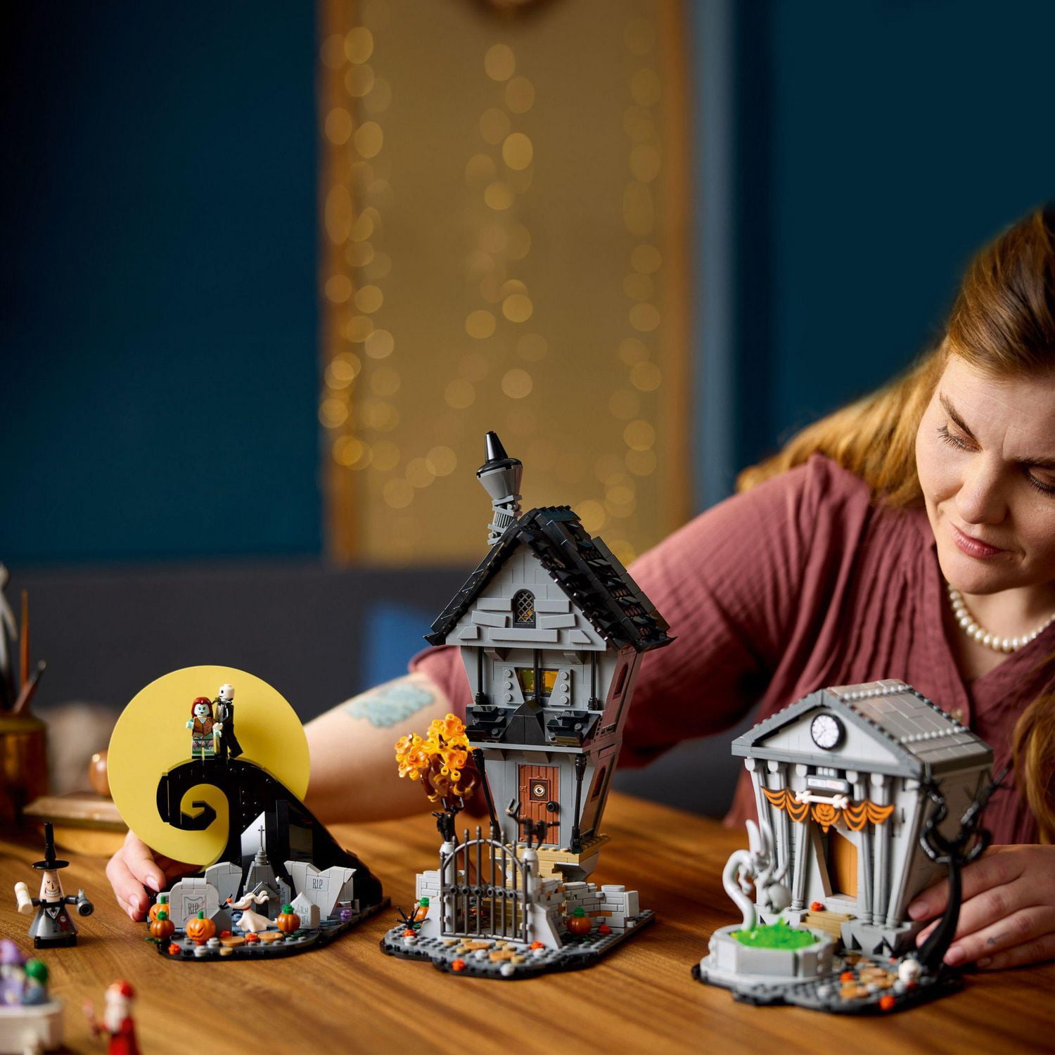 LEGO Ideas L’étrange Noël de monsieur Jack de Tim Burton et Disney 21351 Ensemble de construction (2193 pièces)