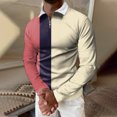 thumbnail image 2 of Cathalem Polo Classique pour Homme Design Polo de Golf T-Shirt Polo Décontracté, Rouge G, 2 of 5