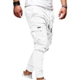 thumbnail image 2 of KIHOUT Mens Fashion Joggers Sports Pants - Drawstring Loose Cargo Pants Sweatpants Trousers, 2 of 4