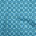 thumbnail image 1 of oneOone Rayon Medium Blue Fabric Asian Retro Floral Sewing Craft Projects Fabric Prints By Yard 56 Inch Wide, 1 of 4