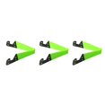 thumbnail image 4 of Ruiboury Support Pliable Ajustable en Forme de V pour Téléphone Intelligent Tablette Taille Portable Vert Fluorescent 3ensemble, 4 of 6