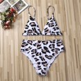 thumbnail image 3 of Women‘s Leopard Bikini Swimsuit Triangle Two Piece Bikini Set Swimwear, 3 of 6