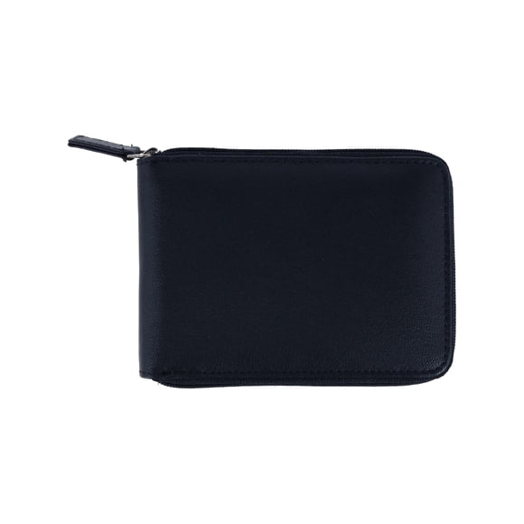 Buxton RFID Nappa Leather Zip Around Billfold Wallet (Men's)