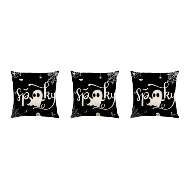 Redempat Breathable And Wrinkle-resistant Halloween Throw Pillow Covers For Spooky Style JYM328-2 3Set
