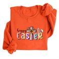 thumbnail image 1 of EGNMCR Easter Chemises Imprimées pour Femmes T-Shirts Graphiques pour Femmes Chemises pour Femmes Col Rond Easter Haut Imprimé à Manches Longues Chandails en Molleton T-Shirt pour Femmes, 1 of 5