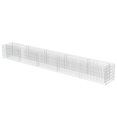 thumbnail image 2 of vidaXL Gabion Raised Bed Galvanised Steel 450x50x50 cm, 2 of 5