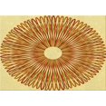thumbnail image 1 of Ahgly Tapis Rectangulaire Lavable en Machine Intérieur Transitionnel Acajou Brun, 7 Pieds x 9 Pieds, 1 of 7