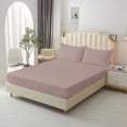 thumbnail image 3 of Drap-housse pour Lit Double Pièce Unique Antidérapant Housse de Lit Tout Inclus Protection de Matelas Housse de Lit Fibre Douce Convient pour Dormir Nu, 3 of 6