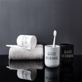 thumbnail image 3 of Zootealy Toothbrush Holder Cup Toothpaste Holder Travel Container Electric Toothbrush Case Flosser Storage Organizer Mugs Towel Toothpaste Holder, 3 of 6