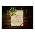 thumbnail image 2 of Oleegame 2PC Placemat Christmas Table Placemats Christmas Rustic Vintage Washable Table Mats, 2 of 4