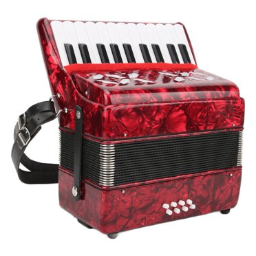 Piano Accordion,IRIN Accordion Piano 8 Playing Musical Instruments Bass Accordion Streamlined Design