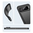 thumbnail image 4 of PANDACO Black Brushed Metal Case for Google Pixel 10 Pro XL, 4 of 5