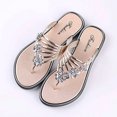thumbnail image 2 of Kcodviy Women Slippers Summer Flip Rubber Flip Flops for Women Flops New Sandals Open Beach Flip Flops for Women Toe Comfortable Non Slip Flip Flops Women Flat, 2 of 9