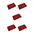 thumbnail image 1 of Baohd Durable And Long-lasting Entrance Mats Non- for Slip For All Seasons For Indoor And Outdoor Polyester Non-Slide Door Mat Butterflies dark red 5Set, 1 of 6