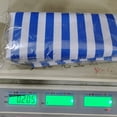 thumbnail image 3 of XZNGL Kids Stuffed Animal Plush Toy Storage Bag Soft Pouch Stripe Fabric Chair, 3 of 9