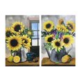 thumbnail image 1 of Canvas Wall Art Sunflower And Lemons  - Set of 2, 1 of 3