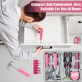 thumbnail image 4 of HLONK 18/19/20Pcs Household Tool Set Portable Household Basic Hand Tool Set Multi-functional Home Tool Kit with Pliers Hammers Wrench and Screwdrivers for DIY Building Home Maintenance, 4 of 10