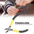 thumbnail image 3 of Strong Plastic Cutting ， Diagonal Plier， Easy To Use Durable Cut Soft Copper Wire For Cutting Soft Iron Wir Cutting Plastic Yellow + Black, 3 of 8