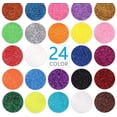thumbnail image 5 of Fine Glitter Set 20g, 24pcs Glitter Shake Jars for Art Crafts Painting Scrapbooking Body Slime Holiday Party Supply, Multi Color Assorted Set, 5 of 5