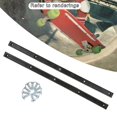 thumbnail image 4 of 1 Pair Skateboard Rails Head Anti Bump Longboard Skateboard Accessories Protect Rubber Strip Longboard Part, 4 of 9