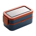 thumbnail image 2 of Insulated Sealed Portable Lunch Box For Office Home Workers, Microwave Safe Food Grade, Stainless Steel Design, Commuter Travel, Easy Cleanup, Food Storage Containers Set, 2 of 9