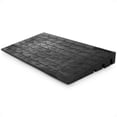 thumbnail image 1 of Silver Spring 4" Maximum Riser, Solid Rubber 3 Channel Threshold Ramp, Black, 1 of 8