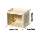 thumbnail image 4 of Foldable Double Door Storage Organizer With Flat Lid And White Drawer For Home Organization Multifunctional Furniture Solution, 4 of 4