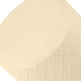 thumbnail image 4 of Langgg Round Stretch Ottoman Slipcovers Bench Furniture Protector Footrest Sofa Cover Foot Stool Ottoman Slipcover Stretch Covers Cream Yellow, 4 of 7
