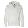 thumbnail image 1 of Independent Trading Co. Heavyweight Full-Zip Hooded Sweatshirt, 3XL, White, 1 of 1
