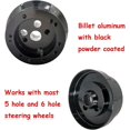 thumbnail image 3 of 5 & 6 Hole Steering Wheel Hub Adapter Replacement for GMC Truck Pickup, 3 of 5