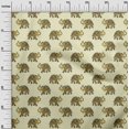 thumbnail image 2 of oneOone Cotton Flex Fabric Elephant Block Print Fabric By The Yard 40 Inch Wide, 2 of 4